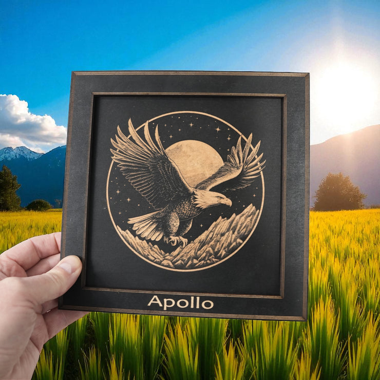 Framed Art - PERSONALIZED - CUSTOM - Eagle