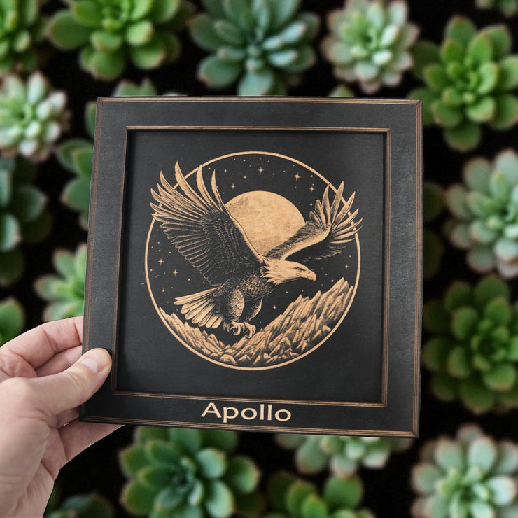 Framed Art - PERSONALIZED - CUSTOM - Eagle
