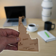 Ornament - CUSTOM - Idaho State with Cities