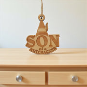 Ornament - Son of a Nutcracker - Raw Wood 3x3in