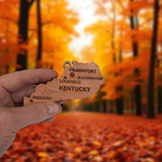 Ornament - CUSTOM - Kentucky State with Cities