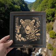 Framed Art - PERSONALIZED - CUSTOM - Leopard