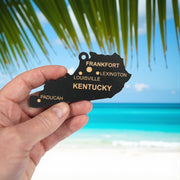 Ornament - CUSTOM - Kentucky State with Cities