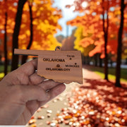 Ornament - CUSTOM - Oklahoma State with Cities