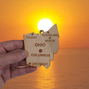 Ornament - CUSTOM - Ohio State with Cities
