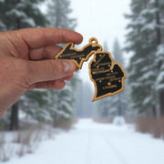 Ornament - CUSTOM - Michigan State with Cities