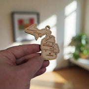 Ornament - CUSTOM - Michigan State with Cities