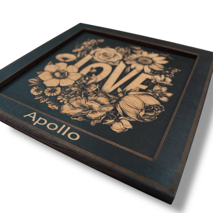 Framed Art - PERSONALIZED - CUSTOM - Love