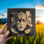 Framed Art - PERSONALIZED - CUSTOM - Venetian Mask