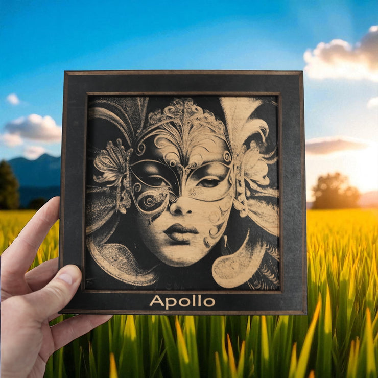 Framed Art - PERSONALIZED - CUSTOM - Venetian Mask