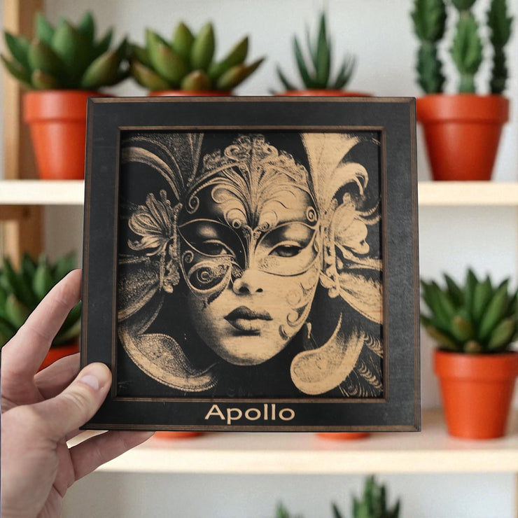 Framed Art - PERSONALIZED - CUSTOM - Venetian Mask