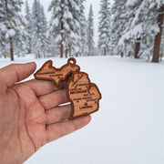 Ornament - CUSTOM - Michigan State with Cities