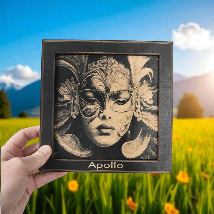 Framed Art - PERSONALIZED - CUSTOM - Venetian Mask