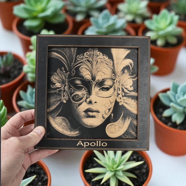 Framed Art - PERSONALIZED - CUSTOM - Venetian Mask