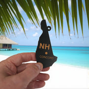 Ornament - CUSTOM - New Hampshire State with Cities