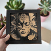Framed Art - CUSTOM - Venetian Mask