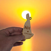 Ornament - CUSTOM - New Hampshire State with Cities