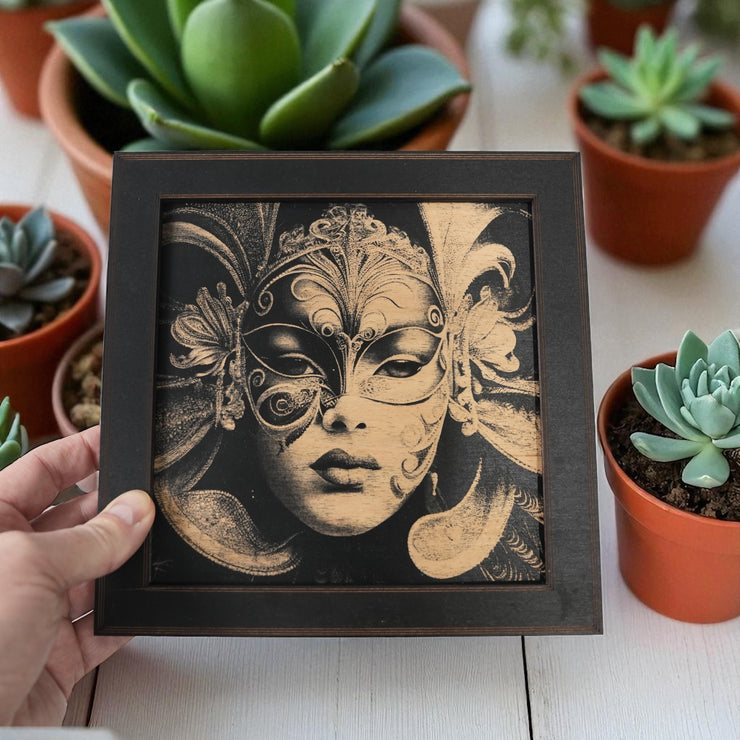 Framed Art - CUSTOM - Venetian Mask