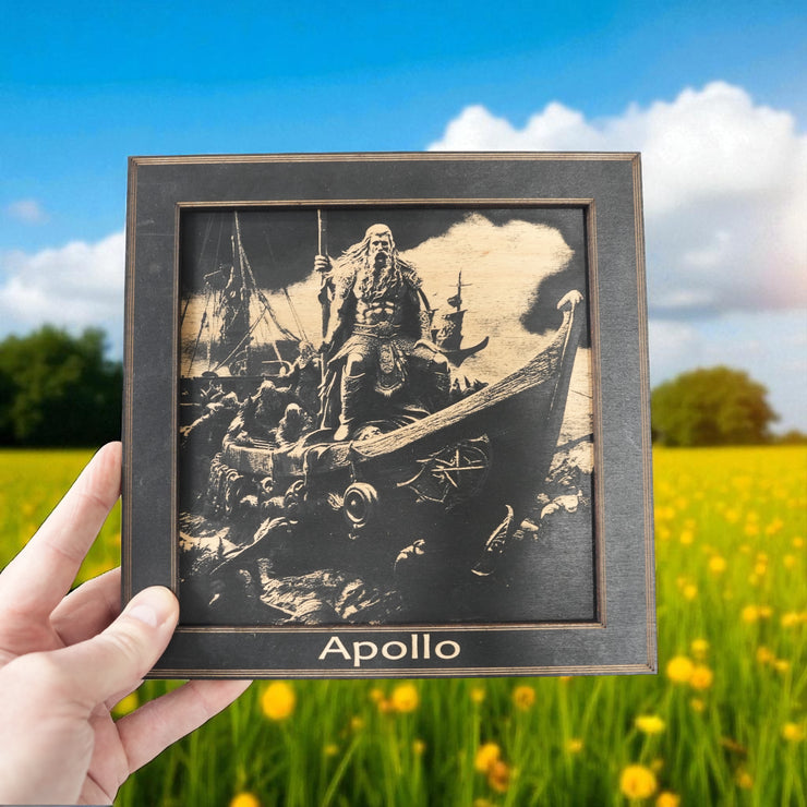 Framed Art - PERSONALIZED - CUSTOM - Viking Scene