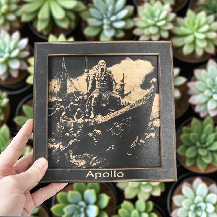 Framed Art - PERSONALIZED - CUSTOM - Viking Scene