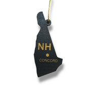 Ornament - CUSTOM - New Hampshire State with Cities