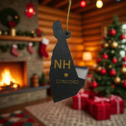 Ornament - CUSTOM - New Hampshire State with Cities