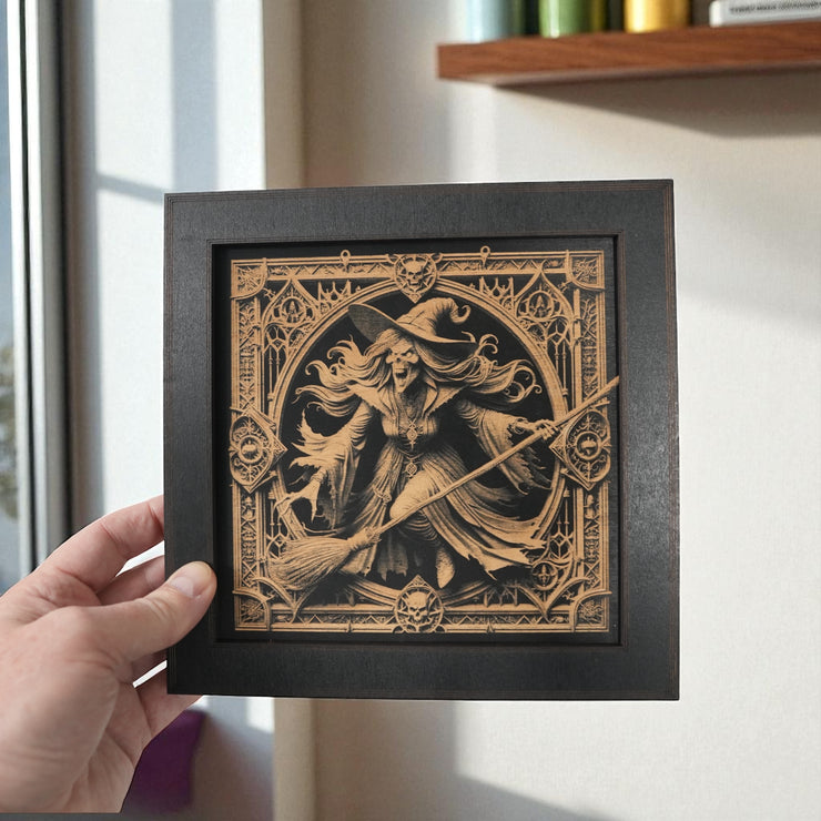 Framed Art - CUSTOM - Halloween Witch