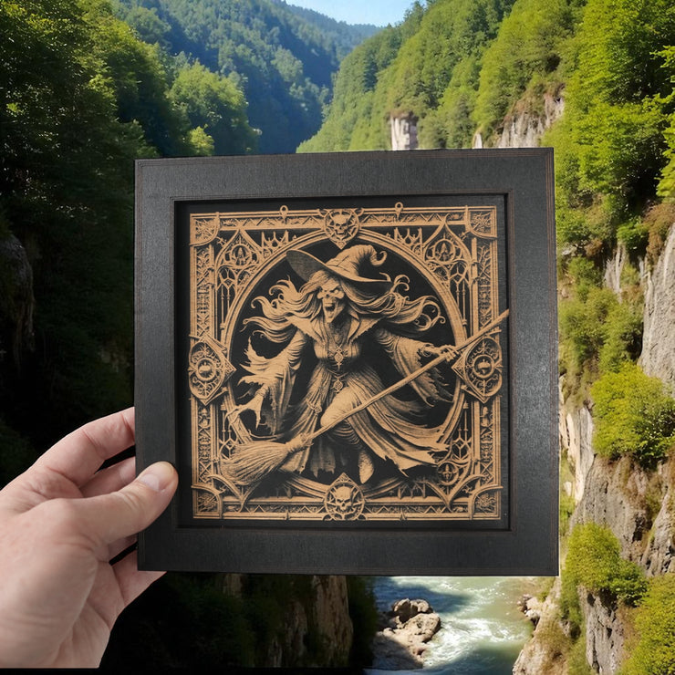 Framed Art - CUSTOM - Halloween Witch