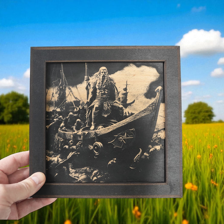 Framed Art - CUSTOM - Viking Scene