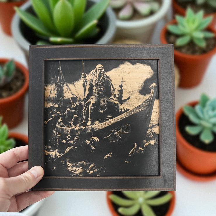 Framed Art - CUSTOM - Viking Scene