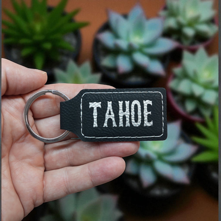 Keychain - Rectangle - Tahoe - Leather