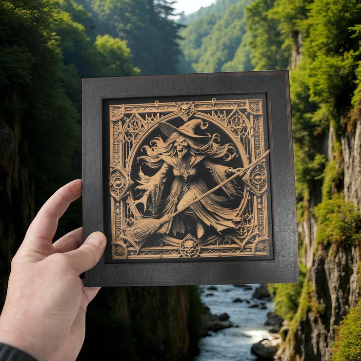 Framed Art - CUSTOM - Halloween Witch