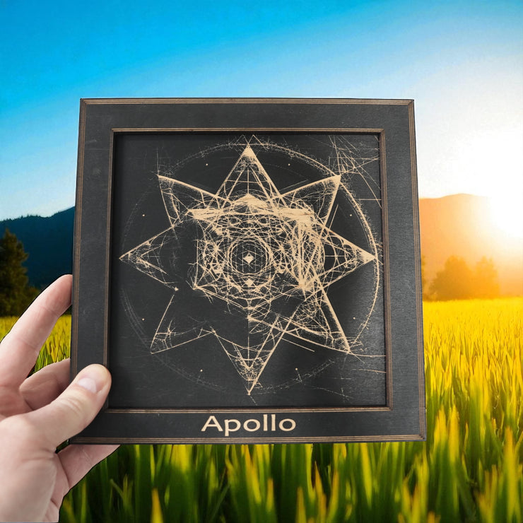 Framed Art - PERSONALIZED - CUSTOM - Organic Merkaba