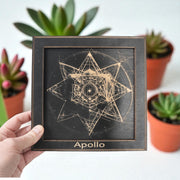 Framed Art - PERSONALIZED - CUSTOM - Organic Merkaba