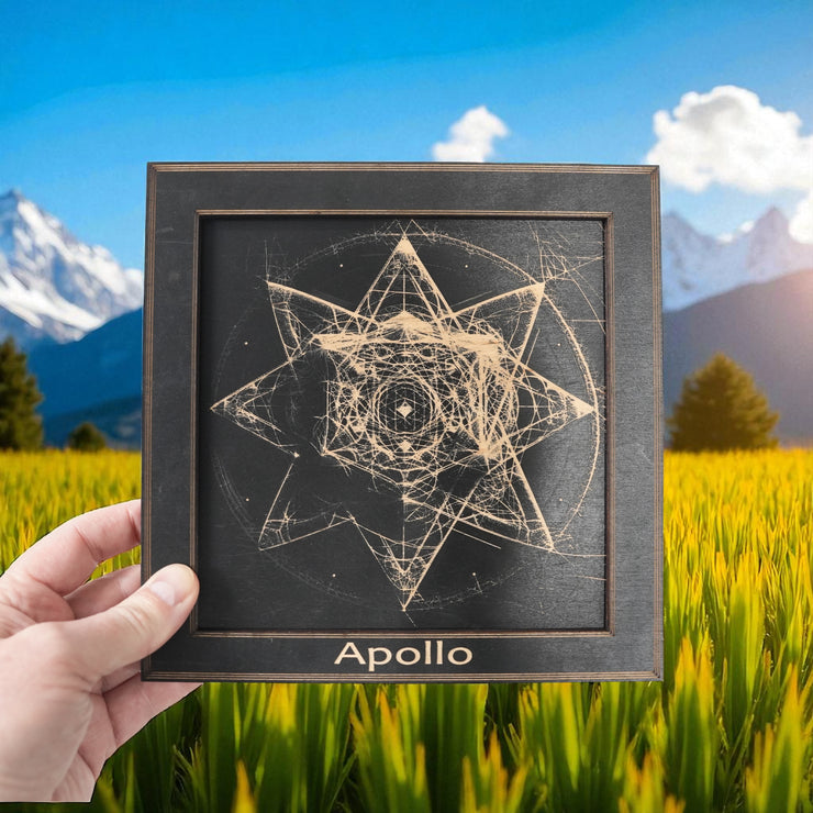 Framed Art - PERSONALIZED - CUSTOM - Organic Merkaba