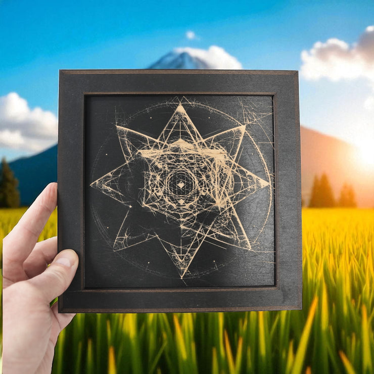 Framed Art - CUSTOM - Organic Merkaba