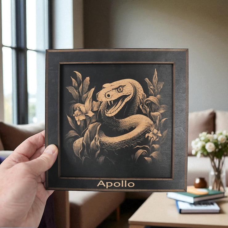 Framed Art - PERSONALIZED - CUSTOM - Snake