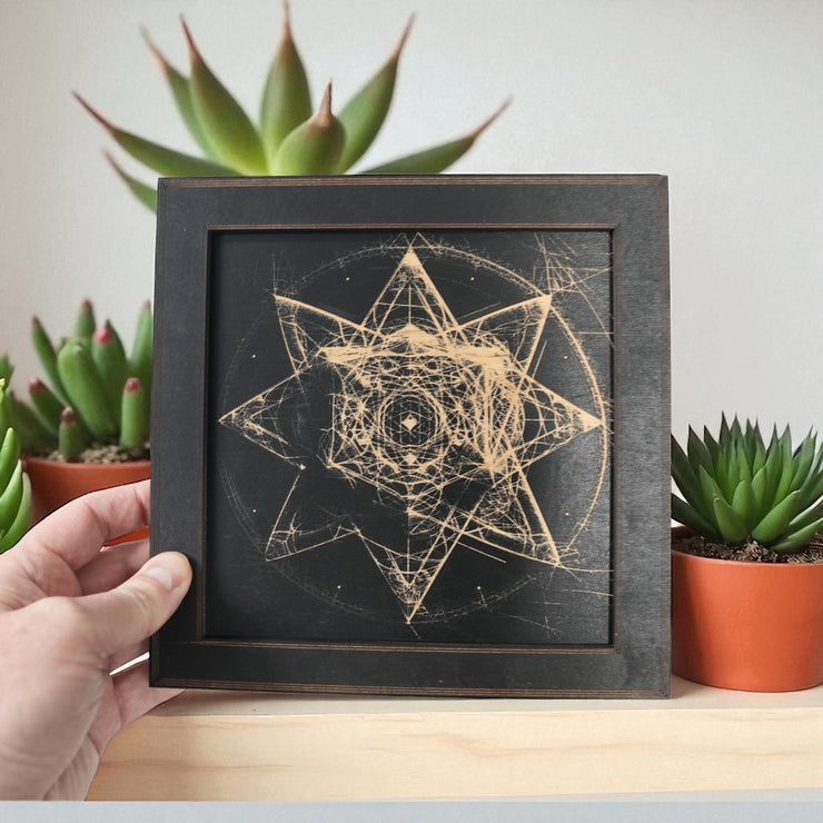 Framed Art - CUSTOM - Organic Merkaba