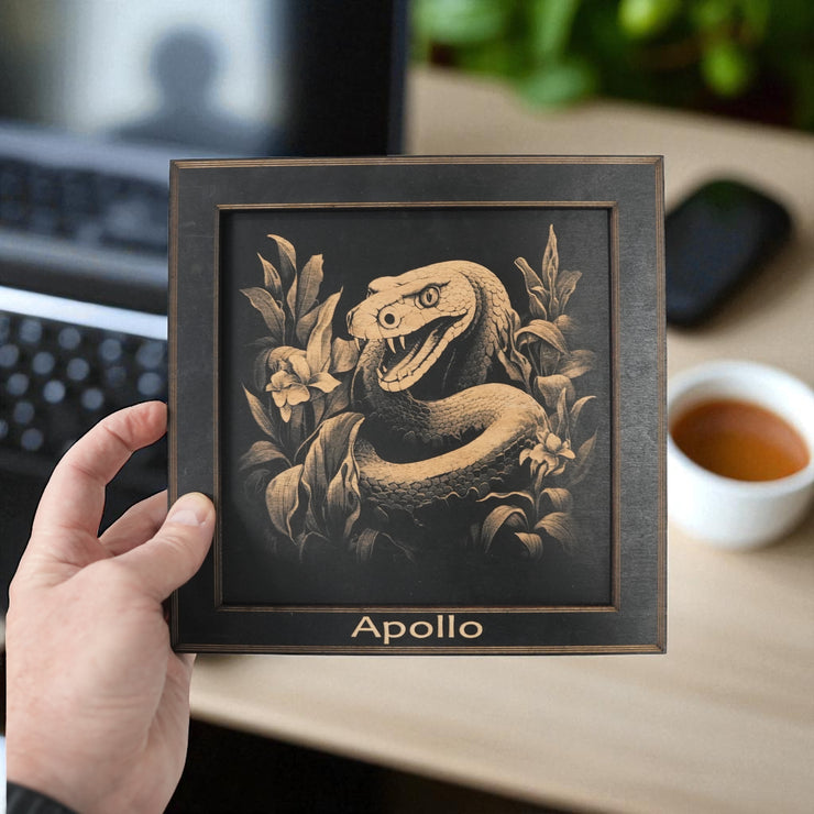 Framed Art - PERSONALIZED - CUSTOM - Snake