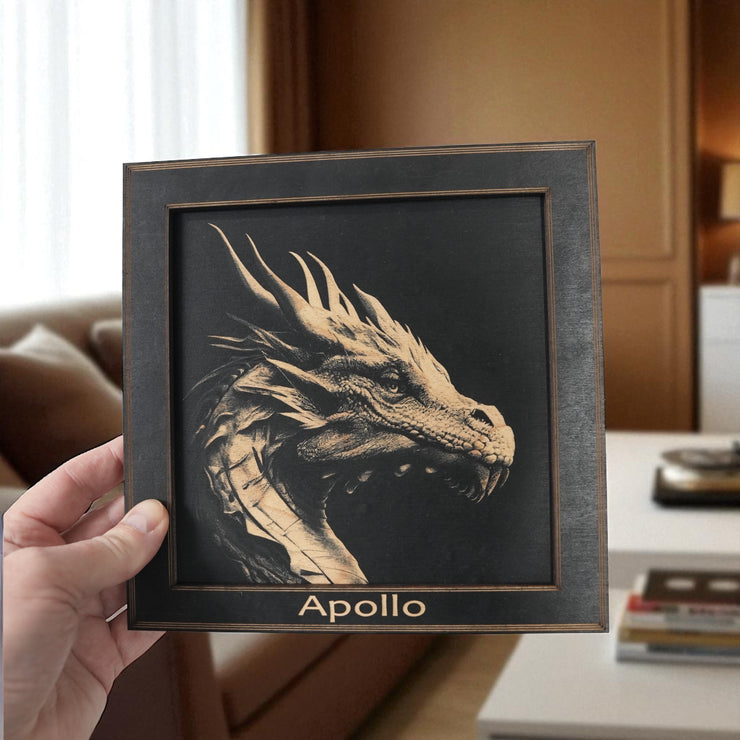 Framed Art - PERSONALIZED - CUSTOM - Dragon