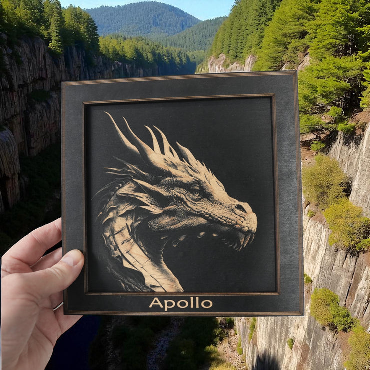 Framed Art - PERSONALIZED - CUSTOM - Dragon