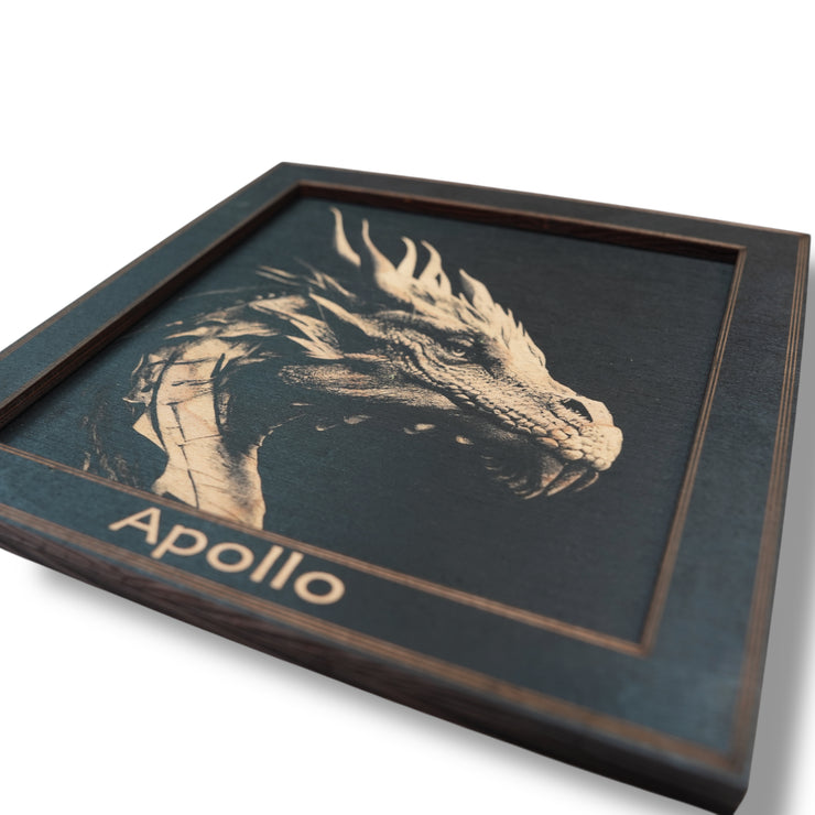 Framed Art - PERSONALIZED - CUSTOM - Dragon