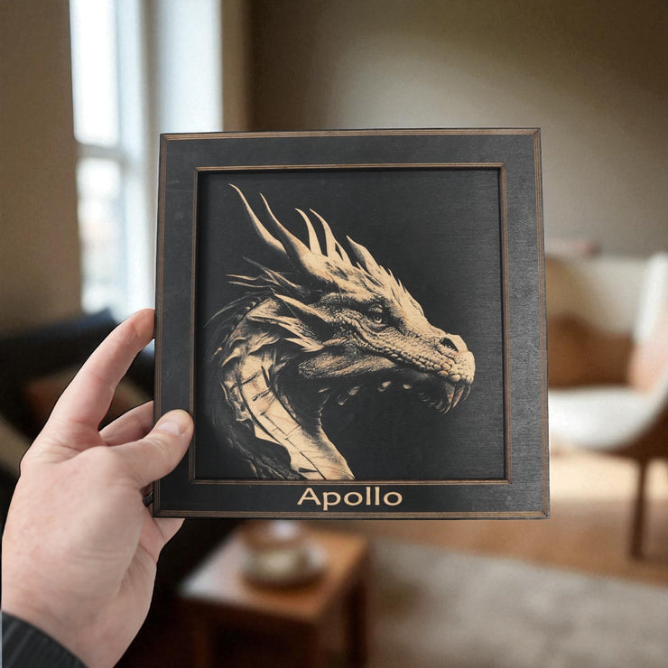 Framed Art - PERSONALIZED - CUSTOM - Dragon