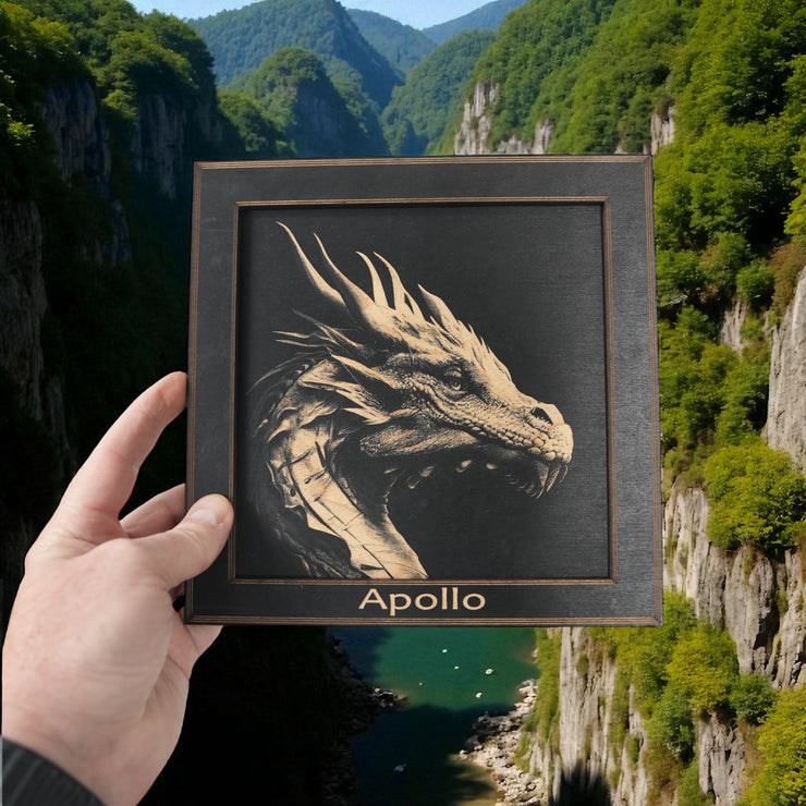 Framed Art - PERSONALIZED - CUSTOM - Dragon