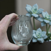 15oz Stemless Wine Glass -   Hades God of the Underworld