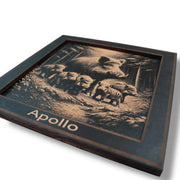 Framed Art - PERSONALIZED - CUSTOM - Wild Boar Family