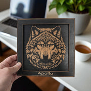 Framed Art - PERSONALIZED - CUSTOM - Wolf