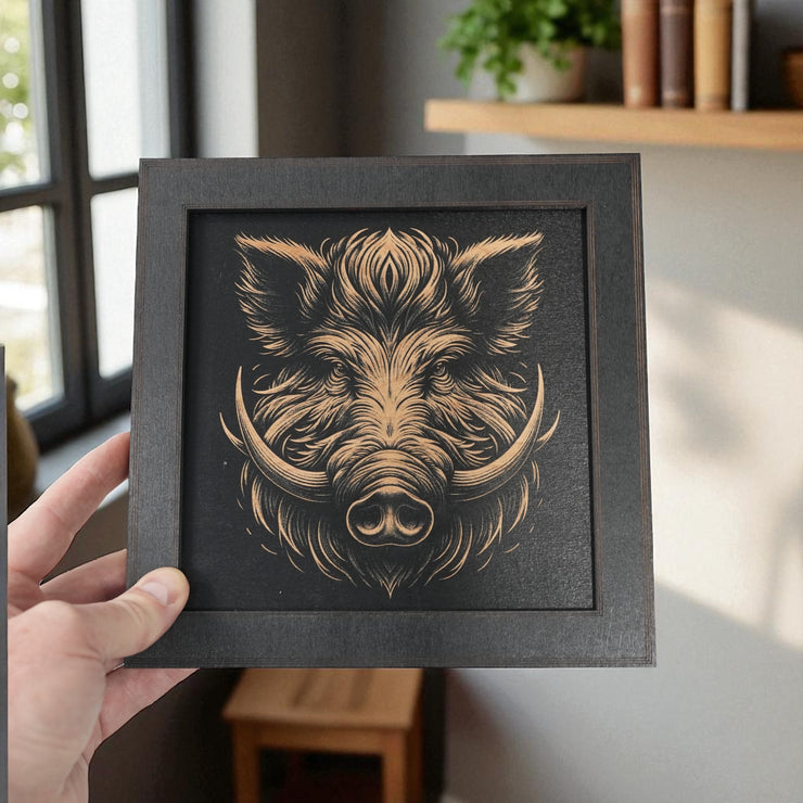 Framed Art - CUSTOM - Wild Boar