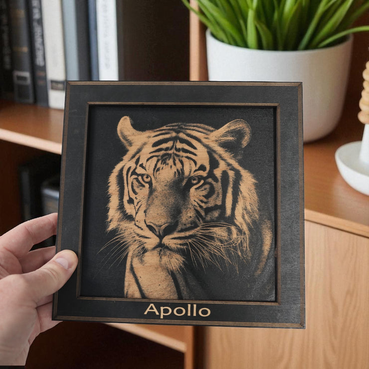 Framed Art - PERSONALIZED - CUSTOM - Tiger
