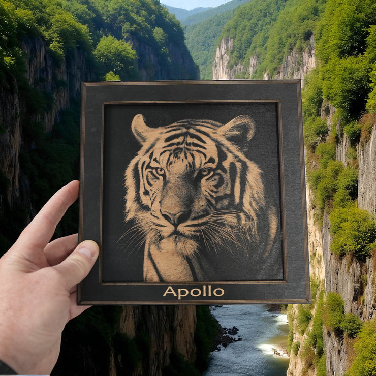Framed Art - PERSONALIZED - CUSTOM - Tiger